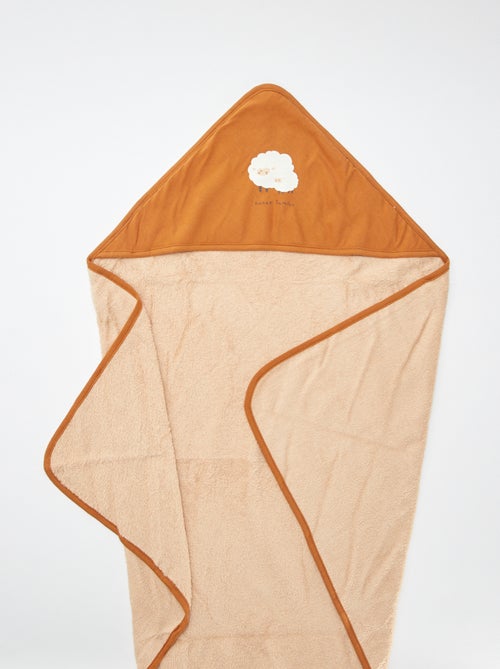 Cape de bain en éponge imprimée - 75 x 75 cm - Kiabi