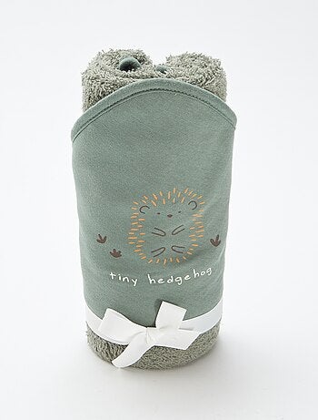 Cape de bain en éponge imprimée - 75 x 75 cm