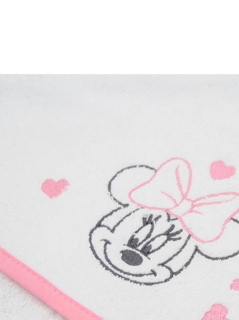 Cape de bain en éponge Minnie Rose fushia - Kiabi