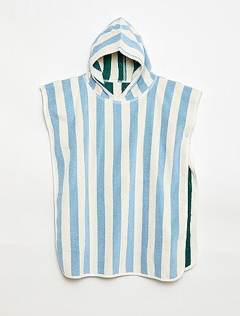 Cape de bain en éponge réversible