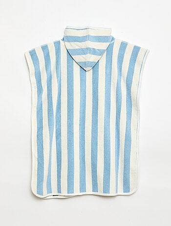 Cape de bain en éponge réversible