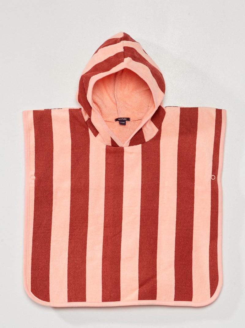 Cape de bain en éponge Rose - Kiabi