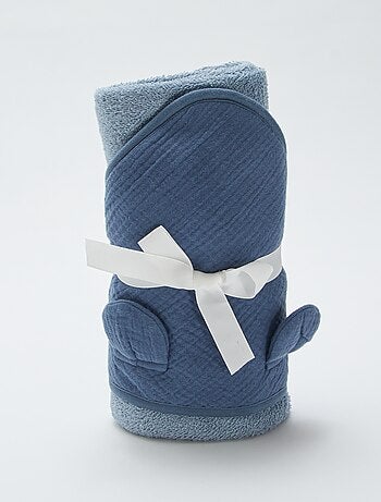 Cape de bain en gaze de coton