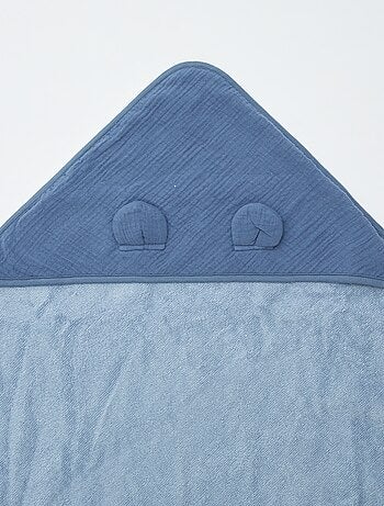Cape de bain en gaze de coton