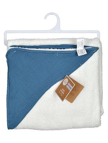 Cape de bain en gaze de coton