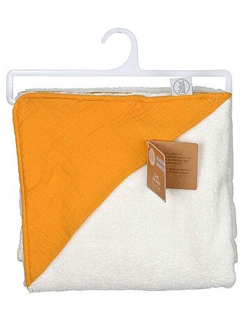 Cape de bain en gaze de coton