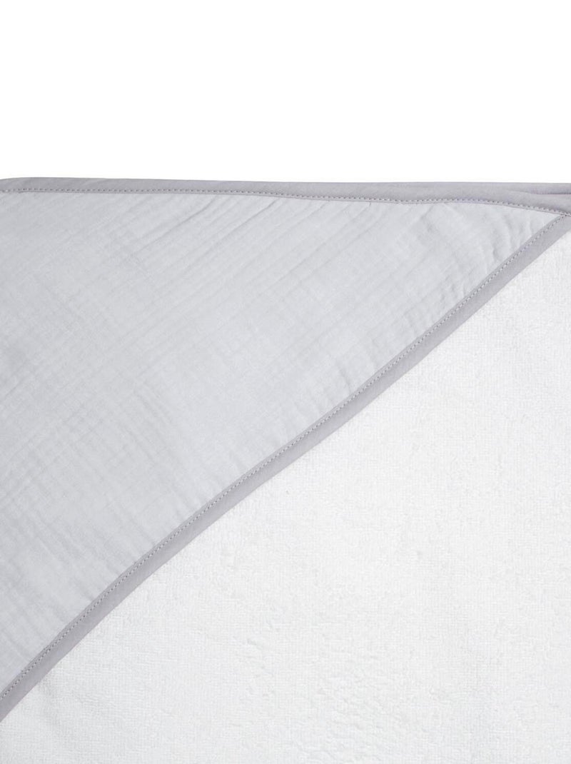 Cape de bain en gaze de coton, Jeanne SEVIRA KIDS Gris - Kiabi