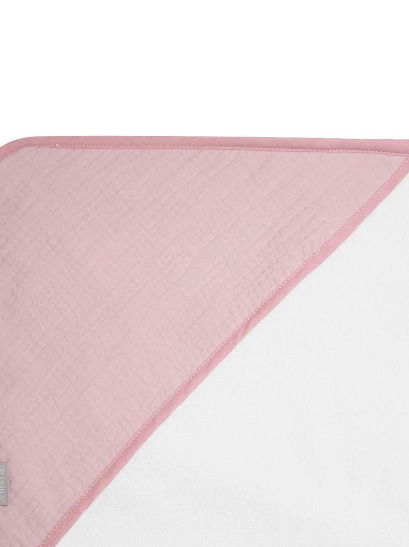 Cape de bain en gaze de coton, Jeanne SEVIRA KIDS Vieux rose - Kiabi