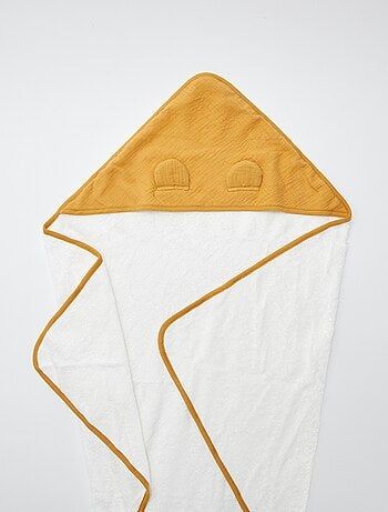 Cape de bain en gaze de coton