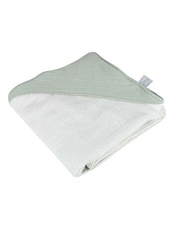 Cape de bain en gaze de coton
