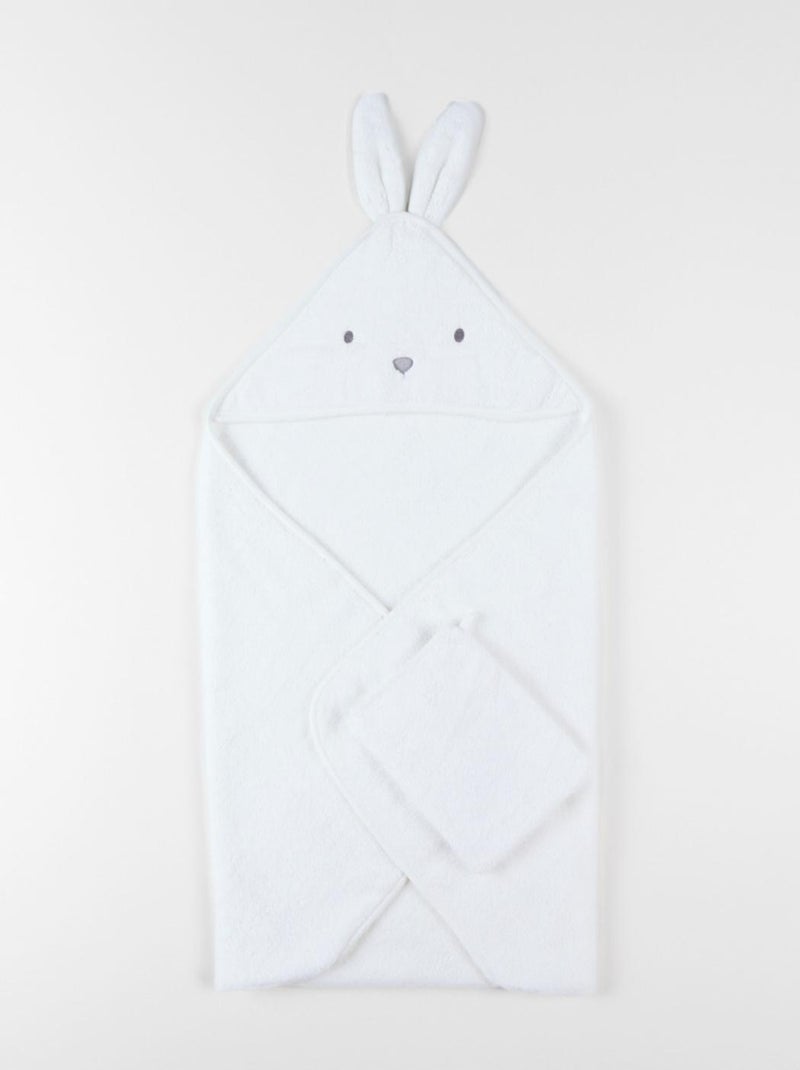 Cape de bain, éponge - Snow Noukie's Ecru - Kiabi