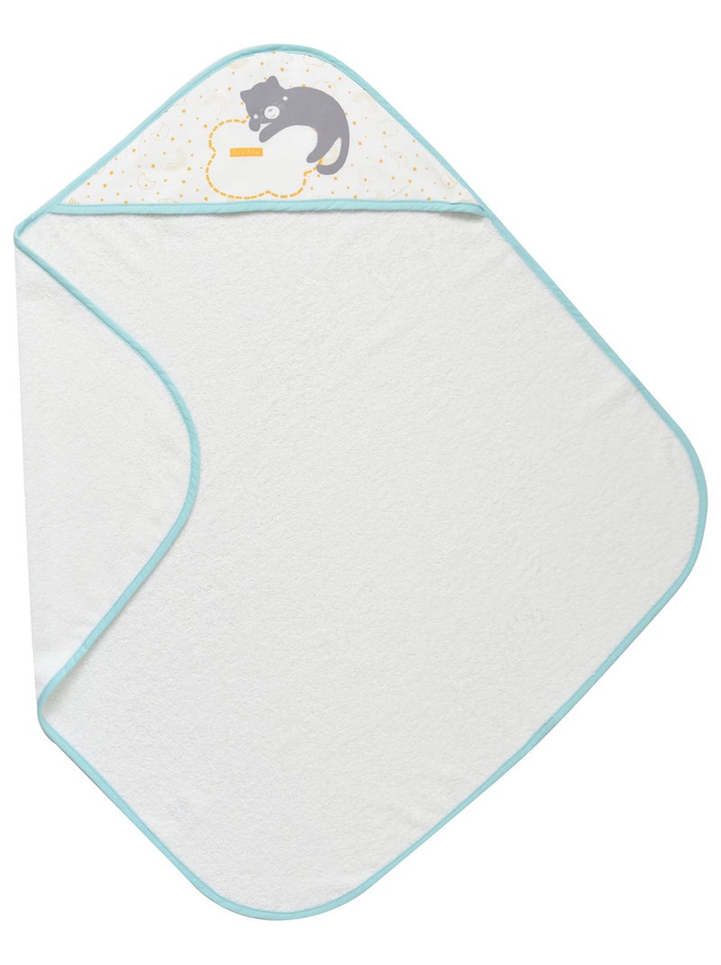 CAPE DE BAIN EPONGE BIO ELOY Beige - Kiabi