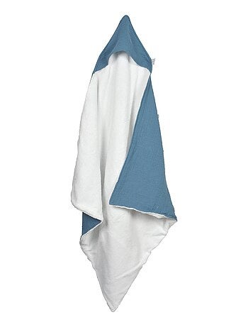 Cape de bain eponge et gaze de coton