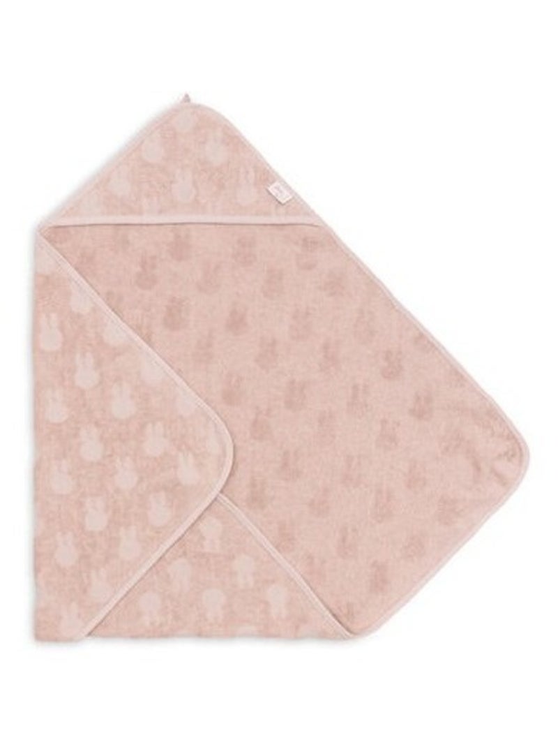 Cape de bain Eponge Miffy Jacquard en coton Jollein Rose - Kiabi