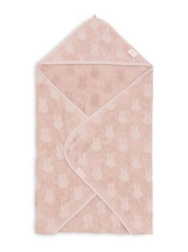 Cape de bain Eponge Miffy Jacquard en coton Jollein Rose - Kiabi