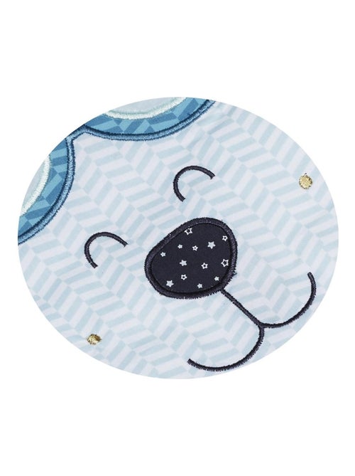 Cape de Bain et Gant 75x75cm en coton blanc - SAUTHON - Kiabi