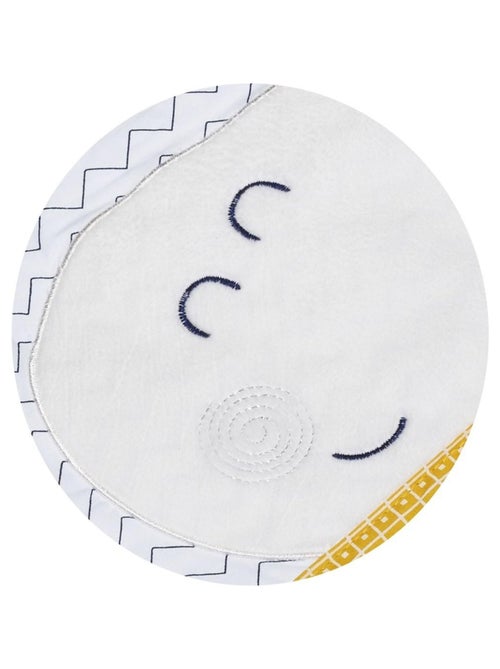 Cape de Bain et Gant 75x75cm en coton blanc - SAUTHON - Kiabi