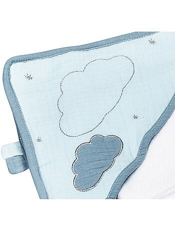 Cape de bain et gant en coton - SAUTHON