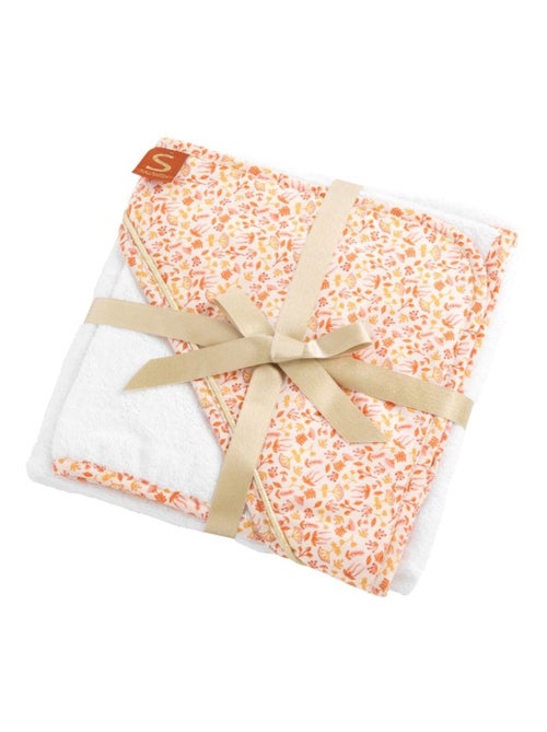 Cape de bain et gant en coton - SAUTHON - Kiabi