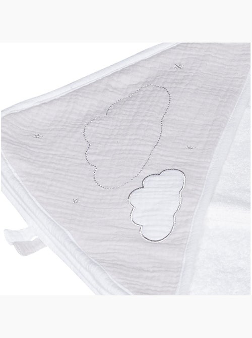 Cape de bain et gant en coton - SAUTHON - Kiabi