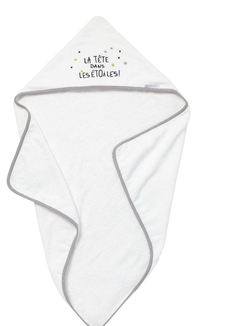 Cape de bain Etoile Filante 70x70 cm Blanc - Kiabi