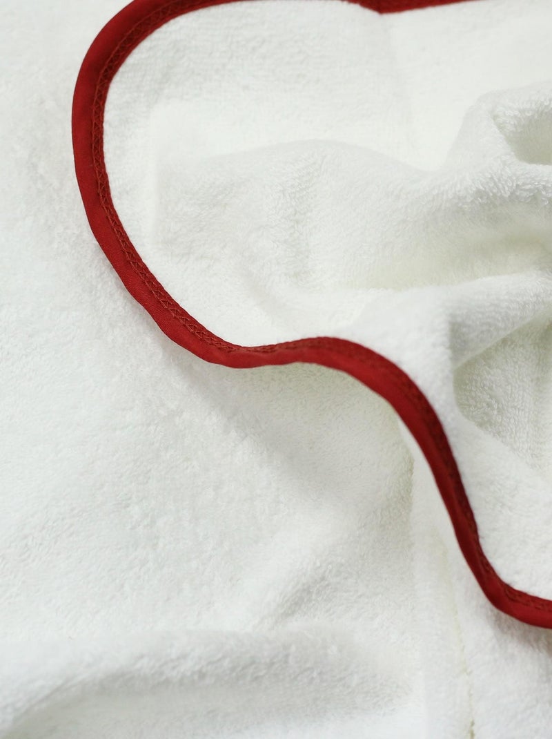 Cape de bain + gant Cache-cache en forêt (70 x 70 cm) Blanc - Kiabi