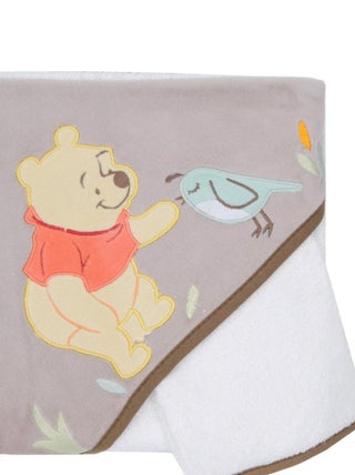 Cape de bain + gant de toilette Disney Winnie Whimsy