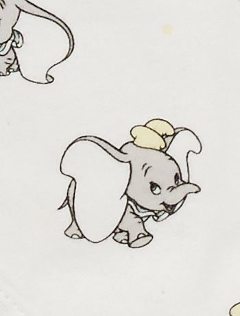 Cape De Bain Gant De Toilette Dumbo Bebe Fille Blanc Kiabi 15 00