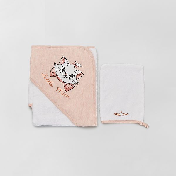 Cape De Bain Gant De Toilette Marie Bebe Fille Rose Marie Kiabi 15 00