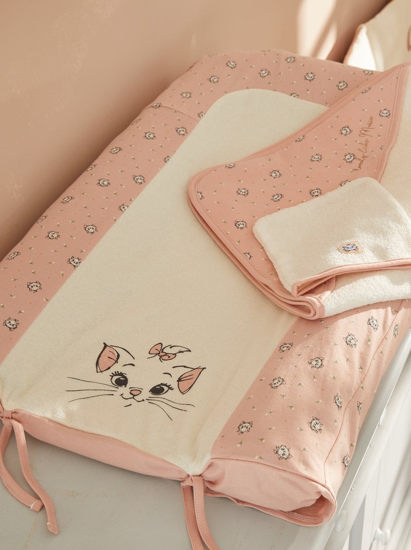 Cape de bain + gant de toilette ROSE - Kiabi