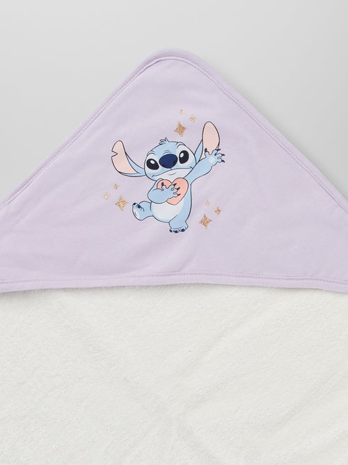 Cape de bain + gant de toilette 'Stitch' - Kiabi