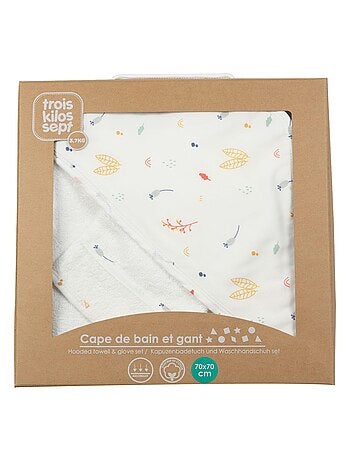 Cape De Bain + Gant Renard (70 X 70 Cm)