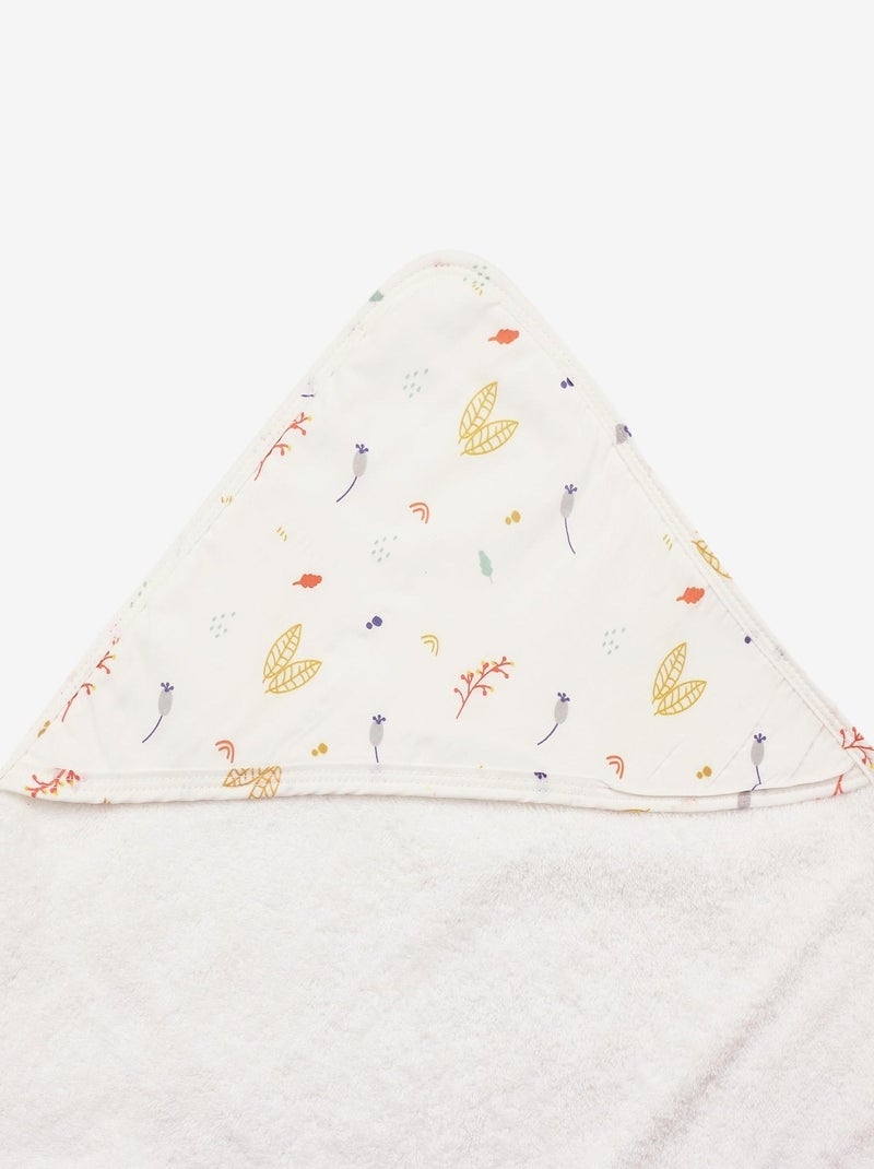 Cape De Bain + Gant Renard (70 X 70 Cm) Rouge - Kiabi