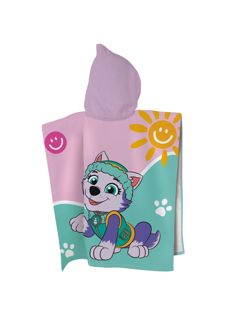 Cape de bain imprimée 100% coton, PAT PATROUILLE SOLEIL Rose - Kiabi