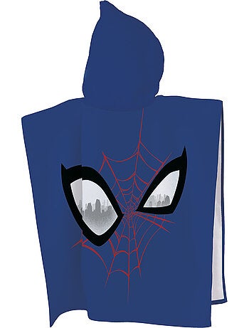 Cape de bain imprimée 100% coton, spiderman hero eyes