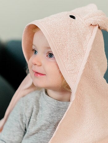 Cape de bain lapin en coton