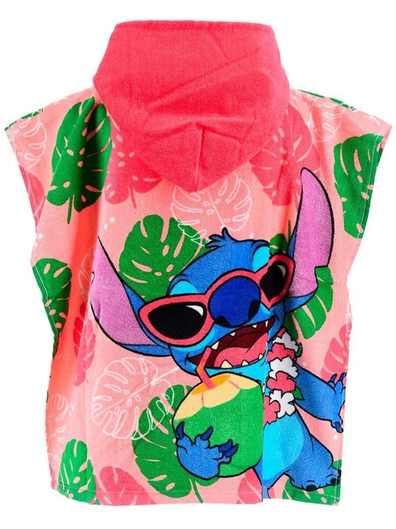 Cape de Bain Lilo et Stitch | Licence Officielle Rose - Kiabi
