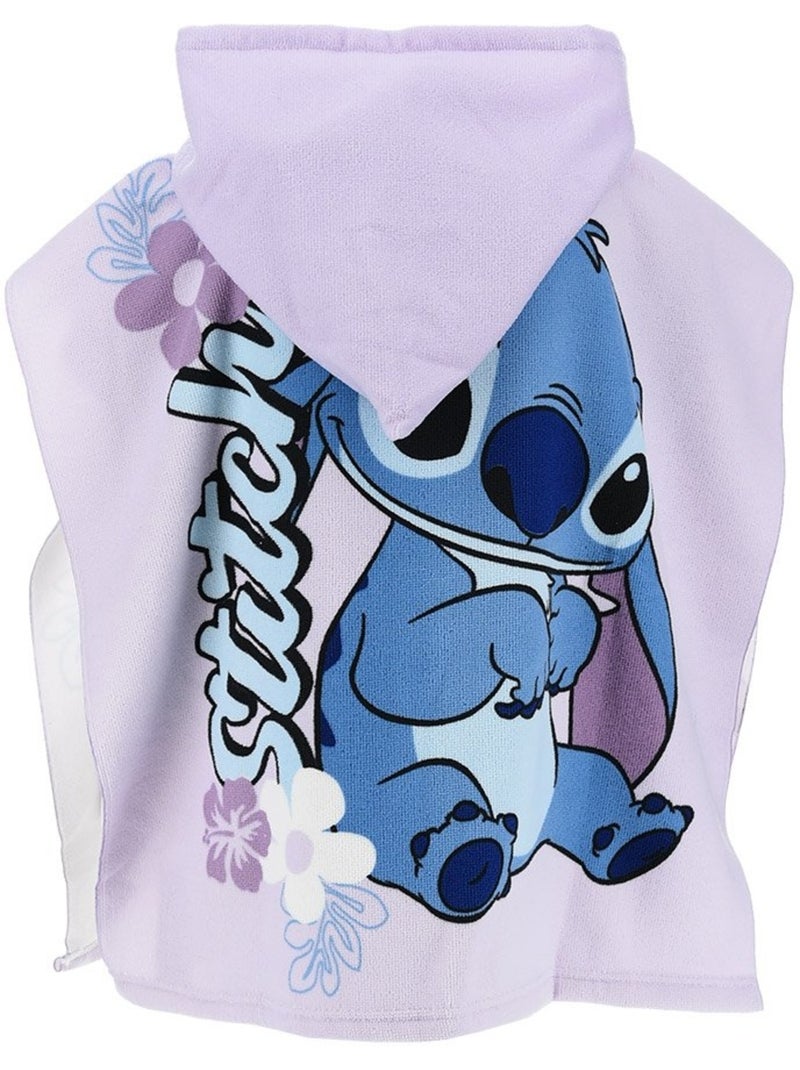 Cape de Bain Lilo et Stitch | Licence Officielle Violet - Kiabi