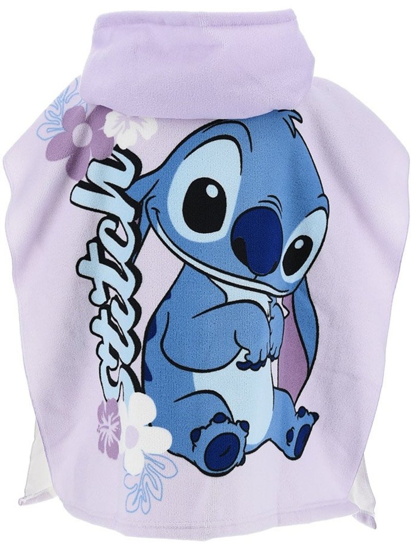 Cape de Bain Lilo et Stitch | Licence Officielle Violet - Kiabi