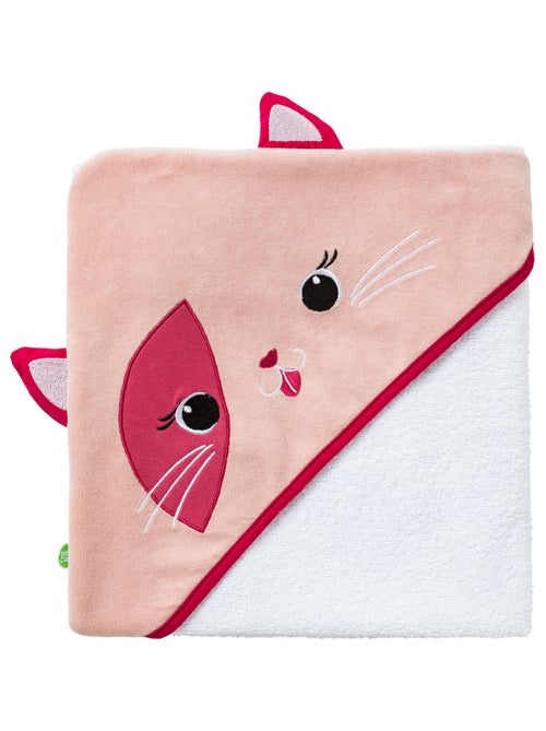 Cape de bain ludique 75x75 cm Chat - Kiabi