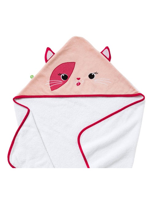 Cape de bain ludique 75x75 cm Chat - Kiabi