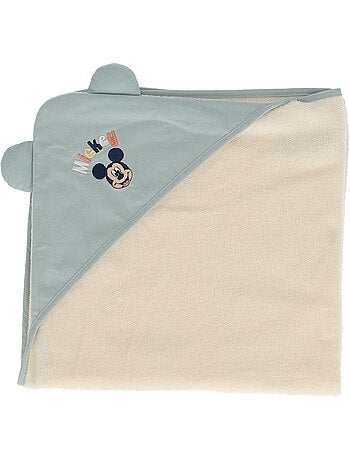 Cape de bain Mickey - 80% coton 20% Polyester