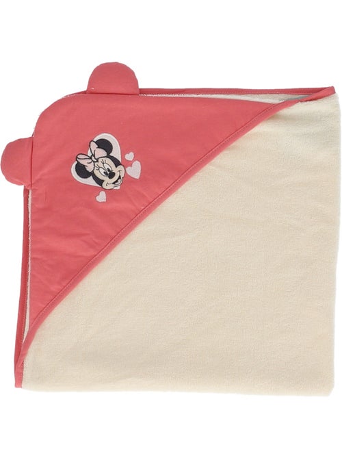 Cape de bain Minnie - 80% coton 20% Polyester - Kiabi