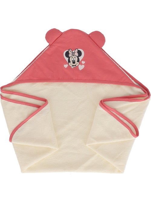 Cape de bain Minnie - 80% coton 20% Polyester - Kiabi