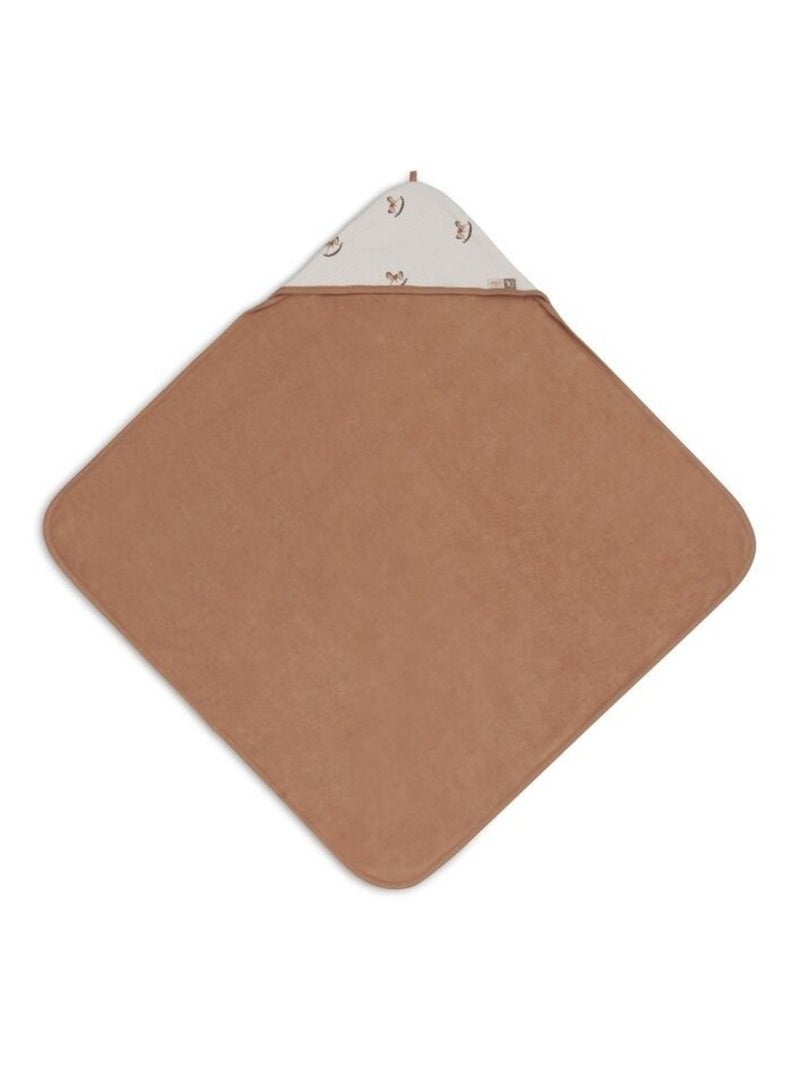 Cape de bain Nostalgic Ride en coton Marron - Kiabi