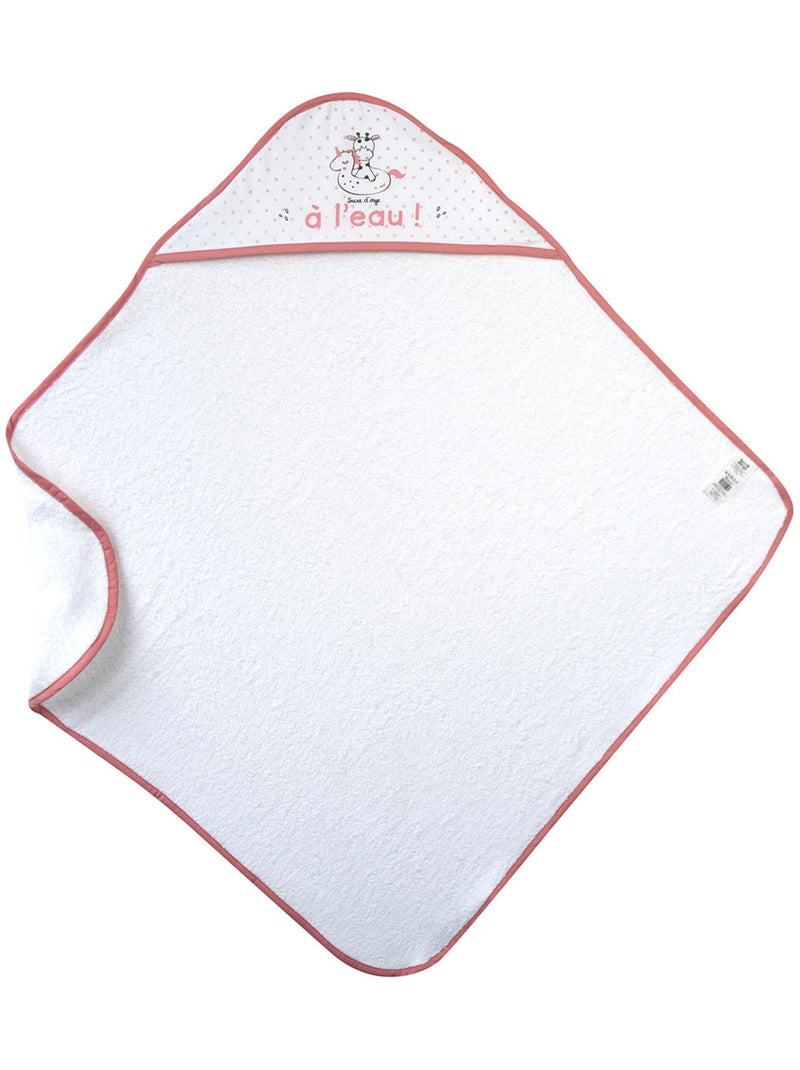 CAPE DE BAIN ODA EPONGE Rose - Kiabi