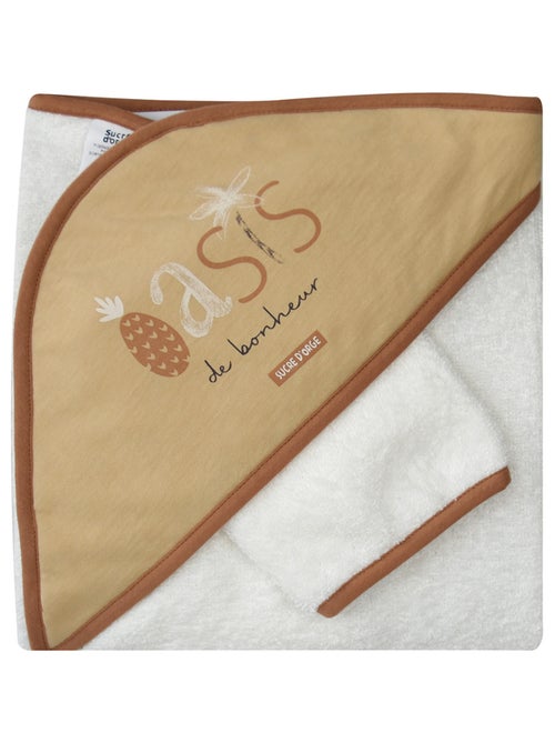 CAPE DE BAIN ODIN EPONGE AVEC GANT - Kiabi