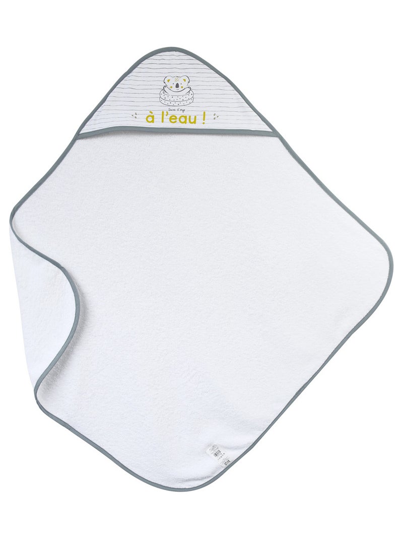 CAPE DE BAIN OREL EPONGE Gris - Kiabi