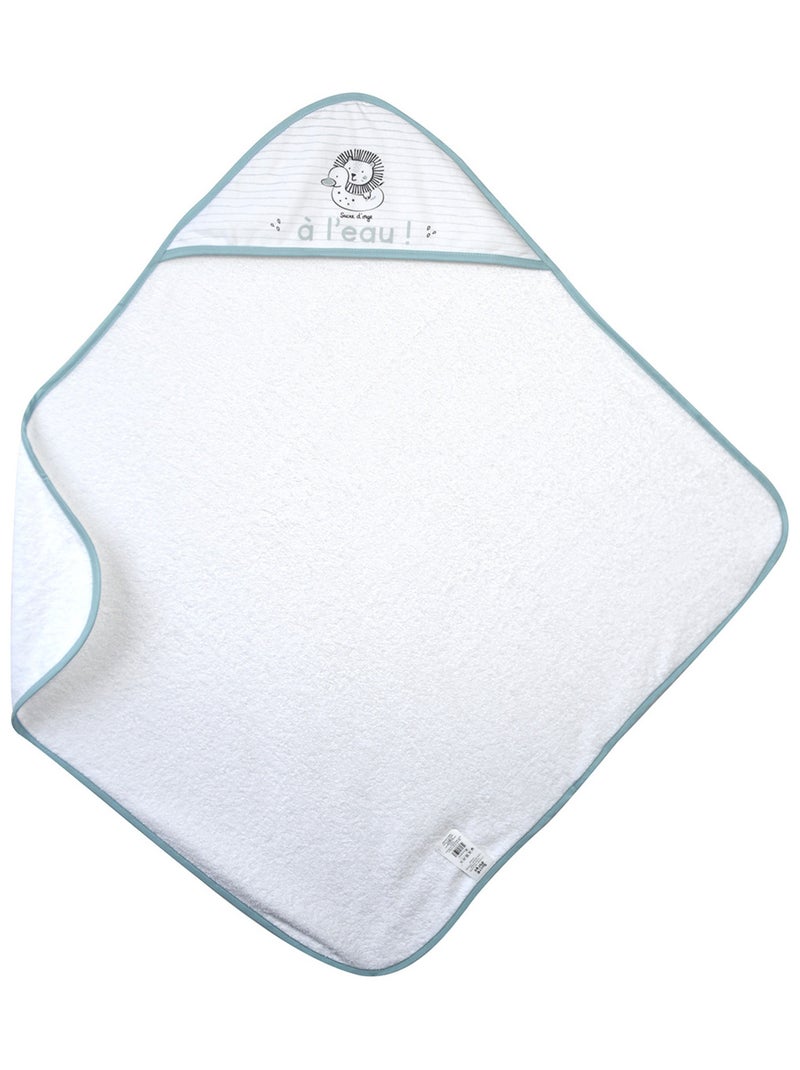 CAPE DE BAIN ORELIEN EPONGE Bleu - Kiabi