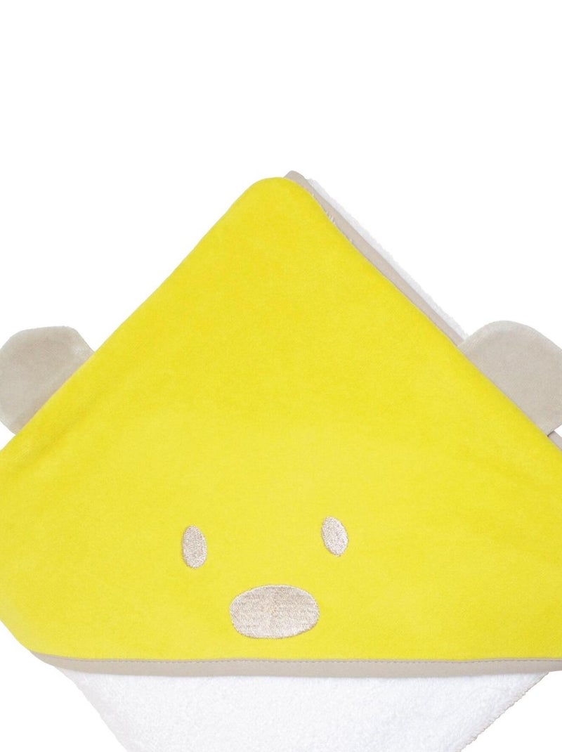 Cape de bain Ours à oreilles 80x80 cm - Vert Vert - Kiabi